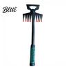 Long Handle Garden Rake Weeding Hand Weeder with 11 Teeth Weed Puller for Precision Yard Lawn Farm Gardening Tool