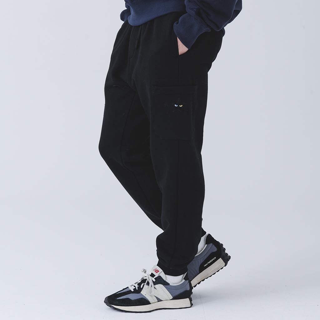 STARRYEYED Signature Star Sweat Jogger Pants (Black)
