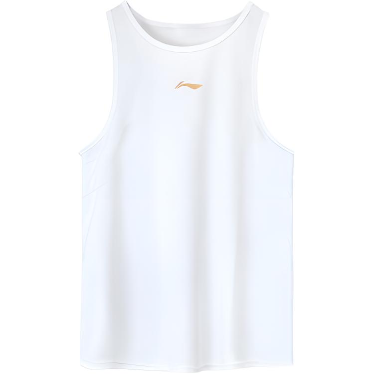 

Li Ning Comfortable Sports Casual Running Basketball Fitness Loose Vest Unisex Vests White Platinum LWTU014-1 L