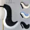 Flauschiger Cosplay Wolfsschwanz Requisite für Erwachsene Anime Convention Party Kostüm Zubehör Weicher Plüsch Realistisches Tier