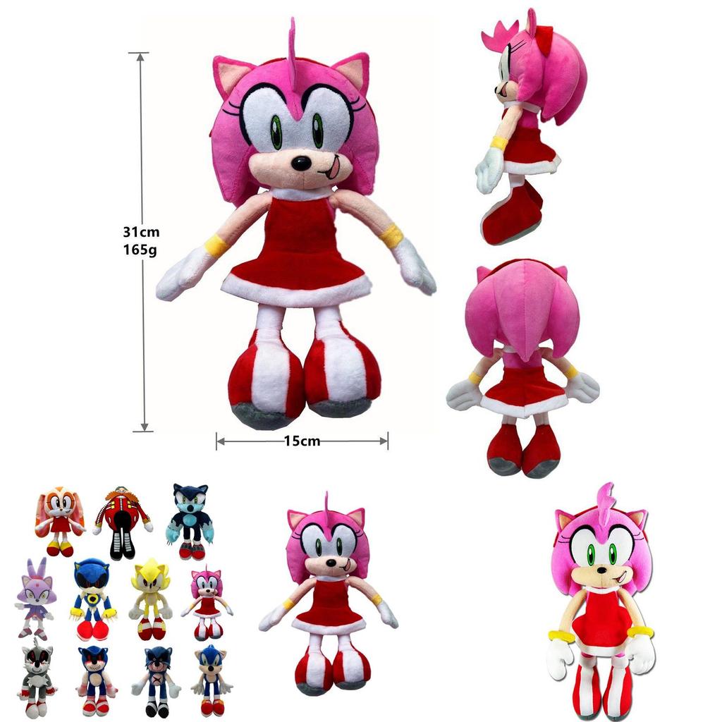 Sonic Hedgehog Plush Doll Toy Kawaii And Comfortable Companion For Home And Office 30cm