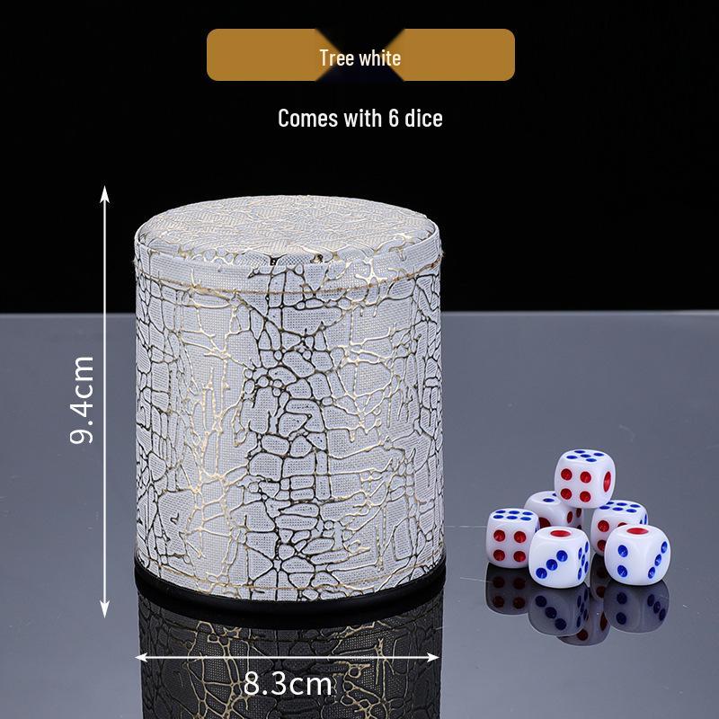 High-Grade Leather KTV Dice Shaker Cup for Bars and Nightclubs