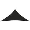 VidaXL Shade Sail 160 G/m² Black 5x6x6 M HDPE