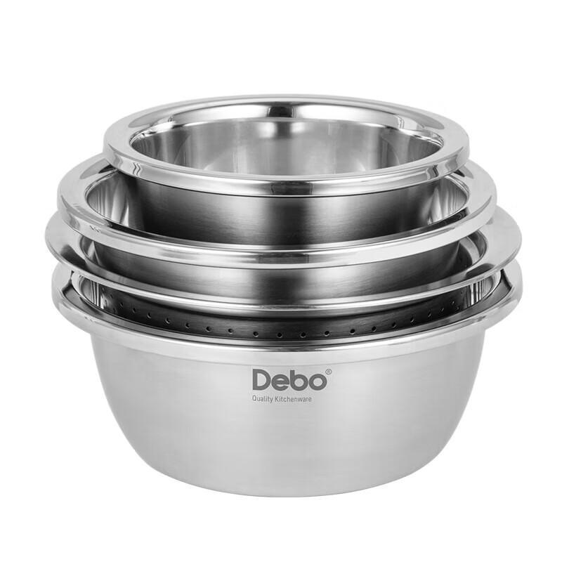Deppo Elaine Stainless Steel Kitchen 5-Piece Set