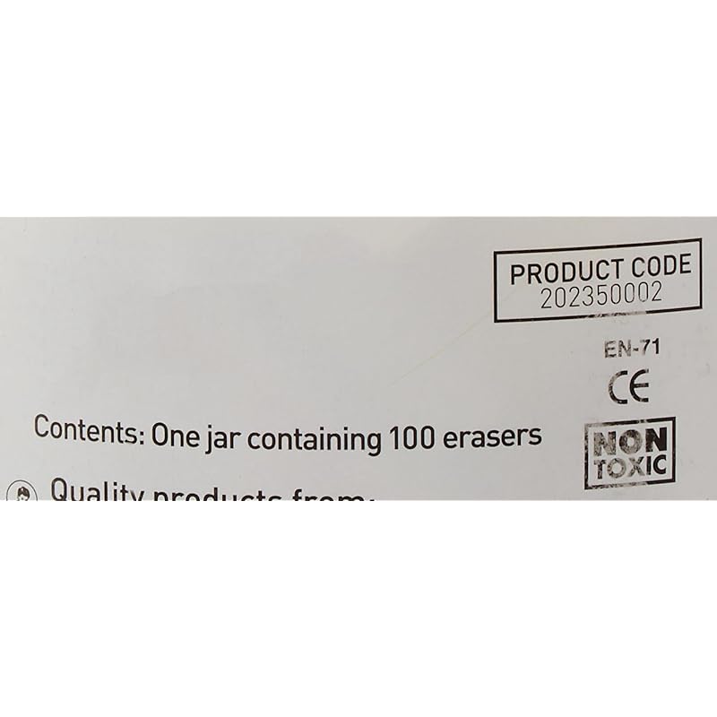 

Nataraj 621 Plasto Eraser Regular Jar, White 1 білий