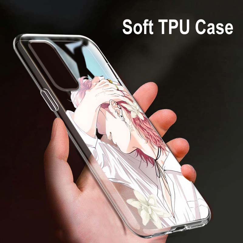 Anime Yarichin Club For OPPO Reno7 SE 6 5 Z F 4G 5G Find X2 X3 Neo Lite Pro Plus Transparent Soft Phone Case Coque