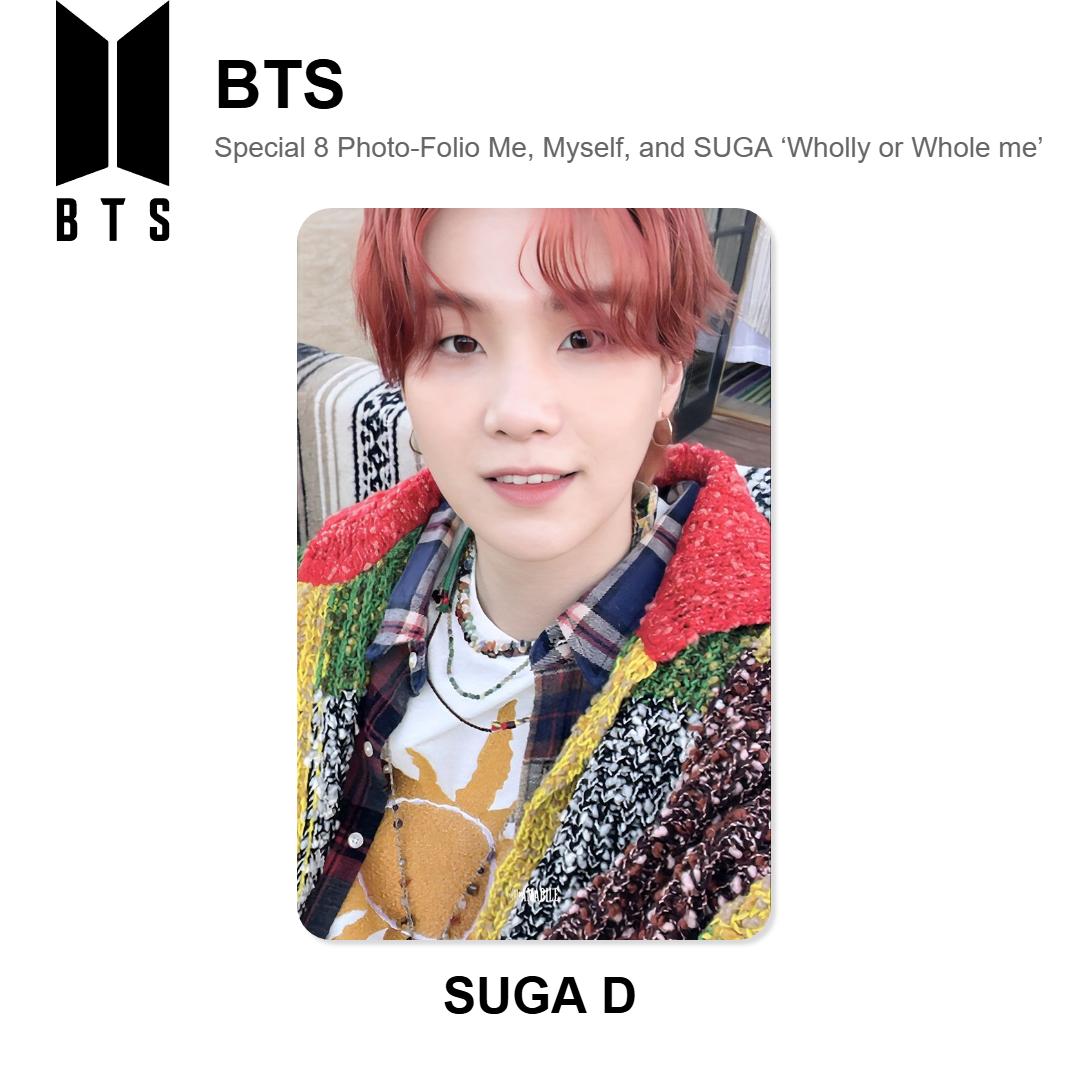 BTS Special 8 Photo-Folio Me, Myself, and SUGA ‘Wholly or Whole me’ Official Photocard SUGA 03