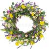 Artificial Flower Wreath Easter Valentines Day Hotel Restaurant Door Decorations