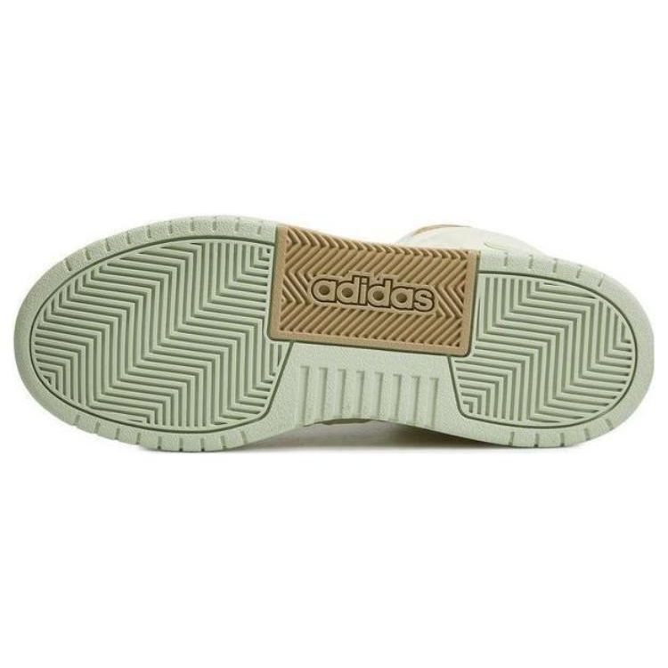 Adidas Neo 100DB Mid Beige Green Brown Unisex Sneakers Cream HQ4556