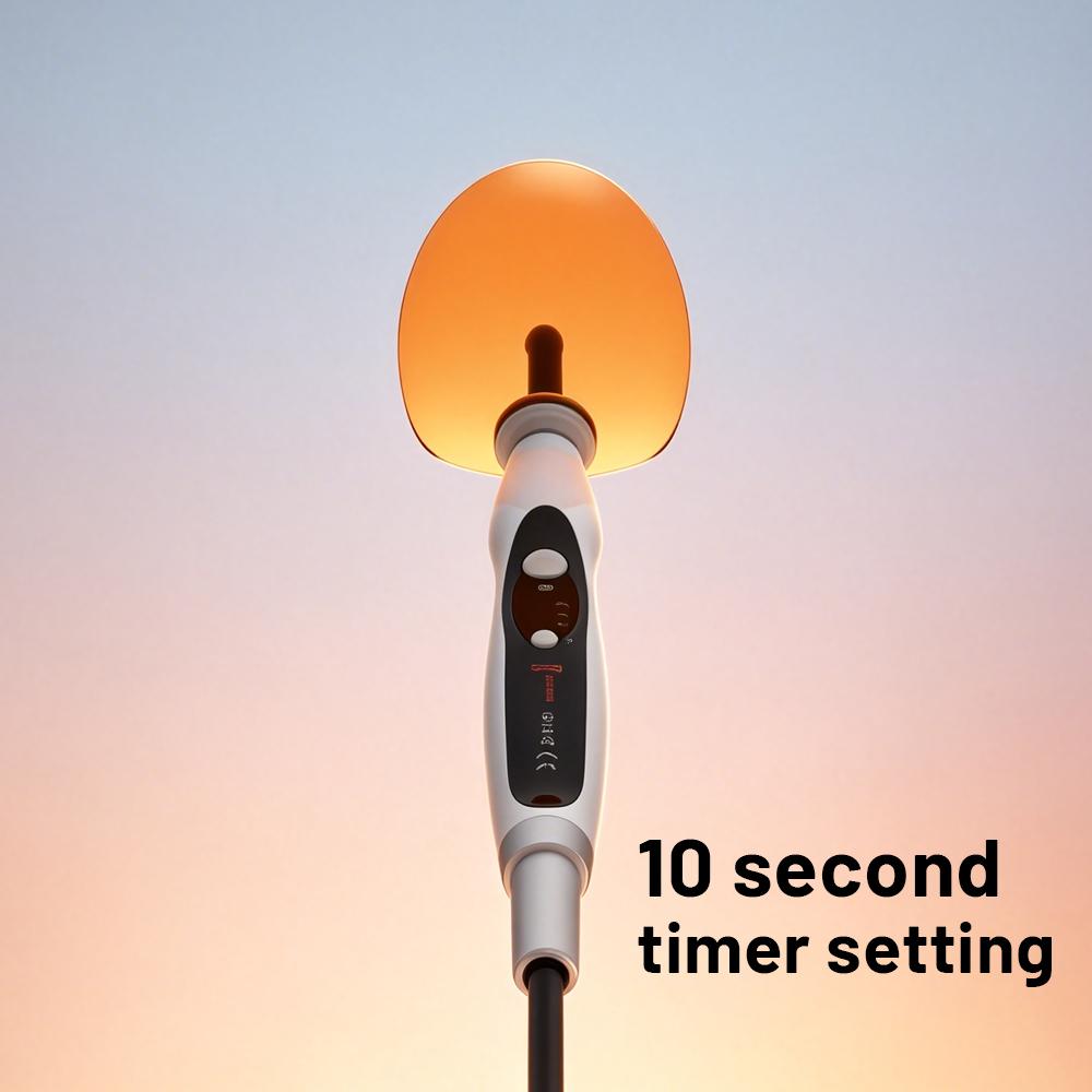 Woodpecker LED-G Wireless Dental Curing Light Wide Spectrum Resin Cure Lamp Rechargeable Portable Oral Light Cure Unit Equipment