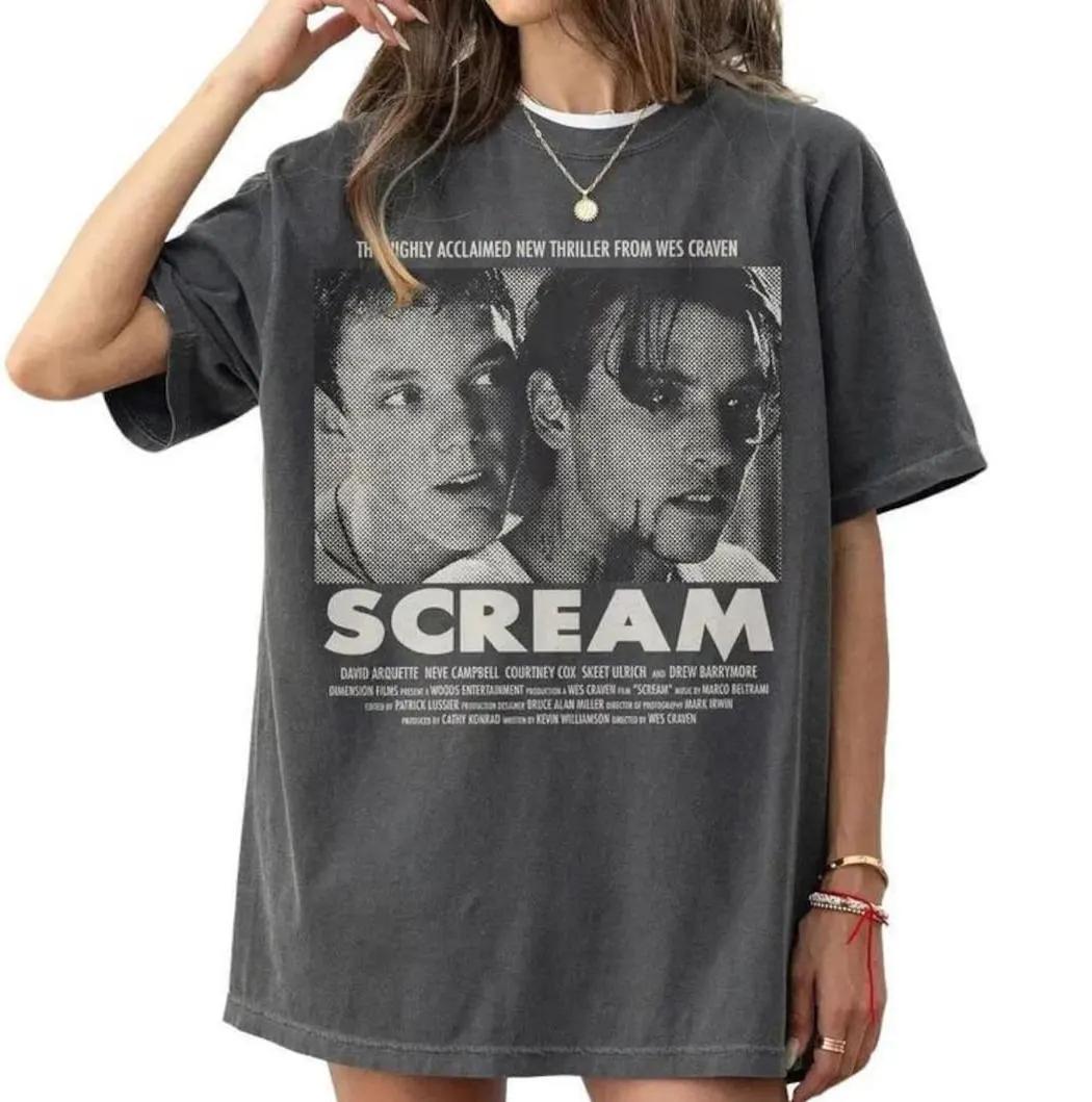 Scream Movie Scream Billy Loomis Tshirt Watch Horror Movie Together Tshirt Horror Tshirt for Unisex and Women Tshirt S