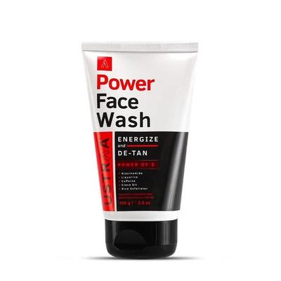 Power Face Wash - 100g - Energize and De-Tan | Dermatologicallyl Tested | Effective Tan Removal | Removes Dead Skin, Brightens Skin