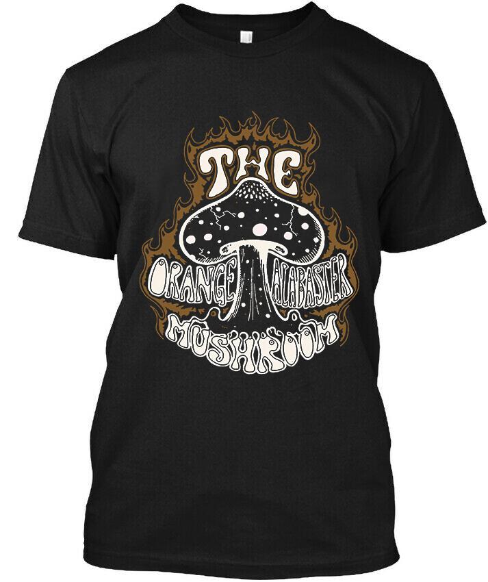НОВЫЙ! Популярная Оранжевая Алабастровая Грибная Канада Музыкальная Ретро Логотип Футболка Унисекс Футболка XXL