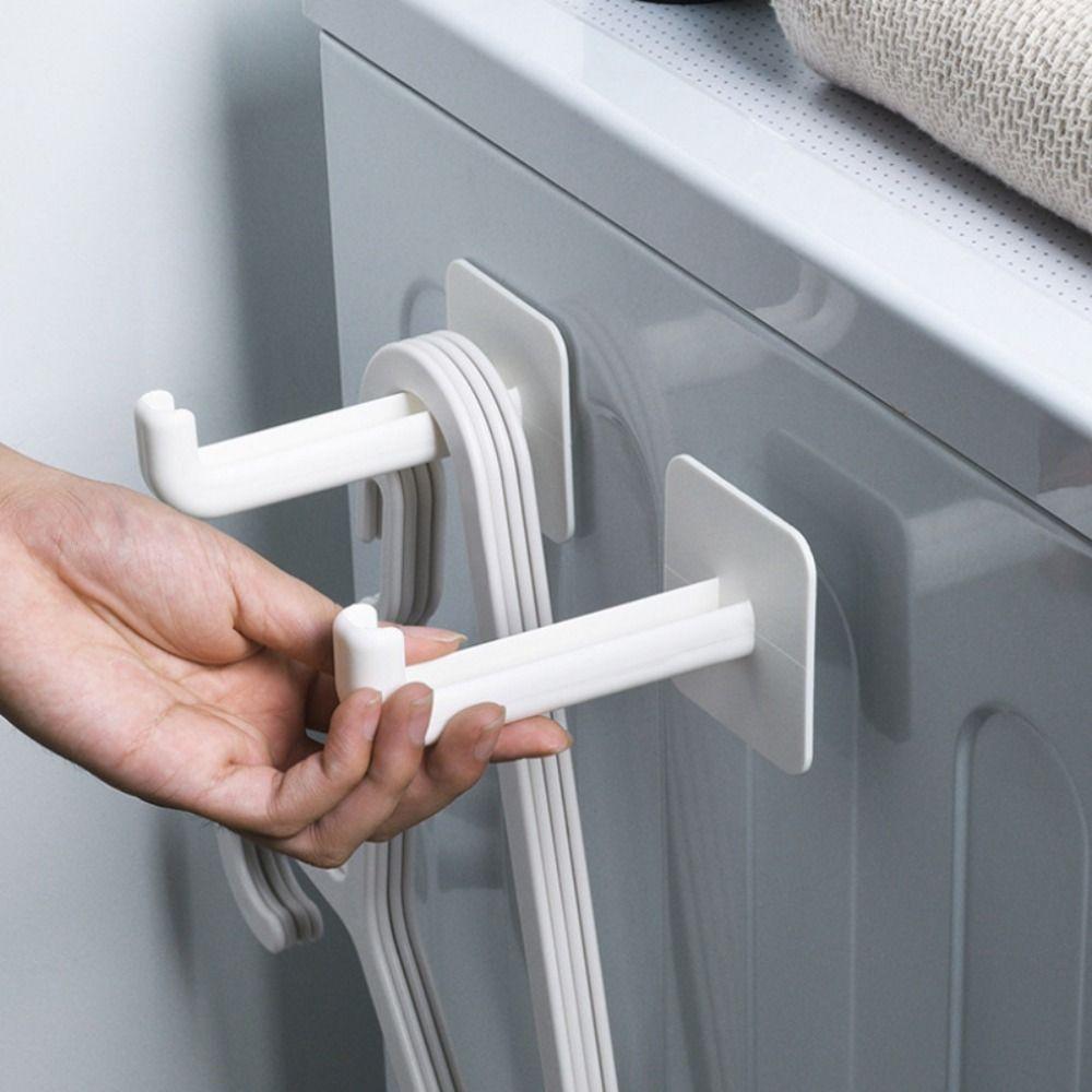 

Пластиковый крючок для вешалки для ткани, белый L-образный крючок, многофункциональный крючок для ванной комнаты