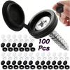 20/50pcs Screw Decorative Cover Cross Screw Nail Cap Folding Buckle for Car Furniture Decorative Nuts Cover Bolts Hardware