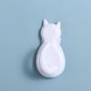 2 Pcs Transparent Cat Hooks Plastic Cat Key Holder Durable Cat Shape Wall Hook  Living Room