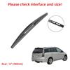 3PCS Wiper Blades For Mitsubishi Grandis 2003-2011 28"+22"+12" Fit Front Windshield Windscreen Window Brushes Cutter Accessories 2008 2009 2010 2011