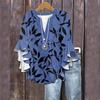 Summer Tops For Women Cute V Neck 3/4 Sleeve Blouses Floral Print Top Casual Shirts