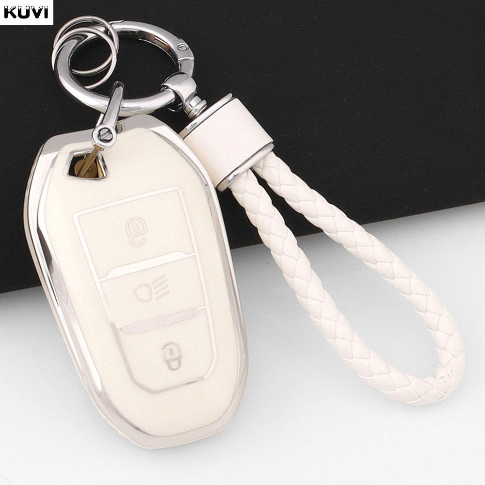 New Tpu Car Key Case Cover Shell Fob For Peugeot 2008 3008 4008 5008 308 408 508 Citroen C1 C2 C4 C6 C3-Xr Picasso Grand Ds3 Ds5