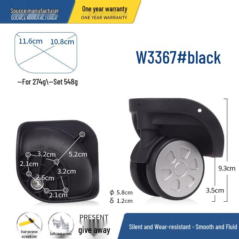 Rodas de Substituição Universal para Malas e Malas de Trolley