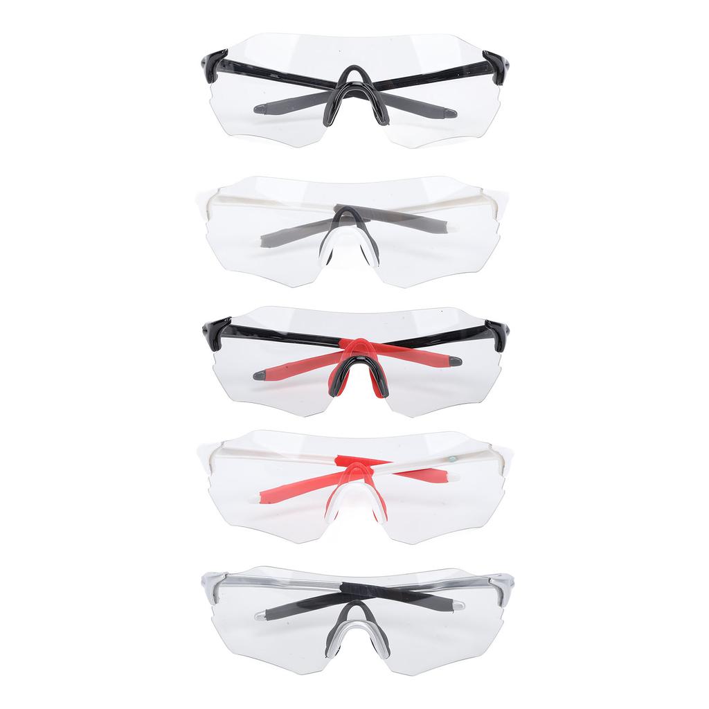 Cycling Glasses Color Changing Windproof UV Proof Adaptable Frame Sports Sunglasses for Running Hiki