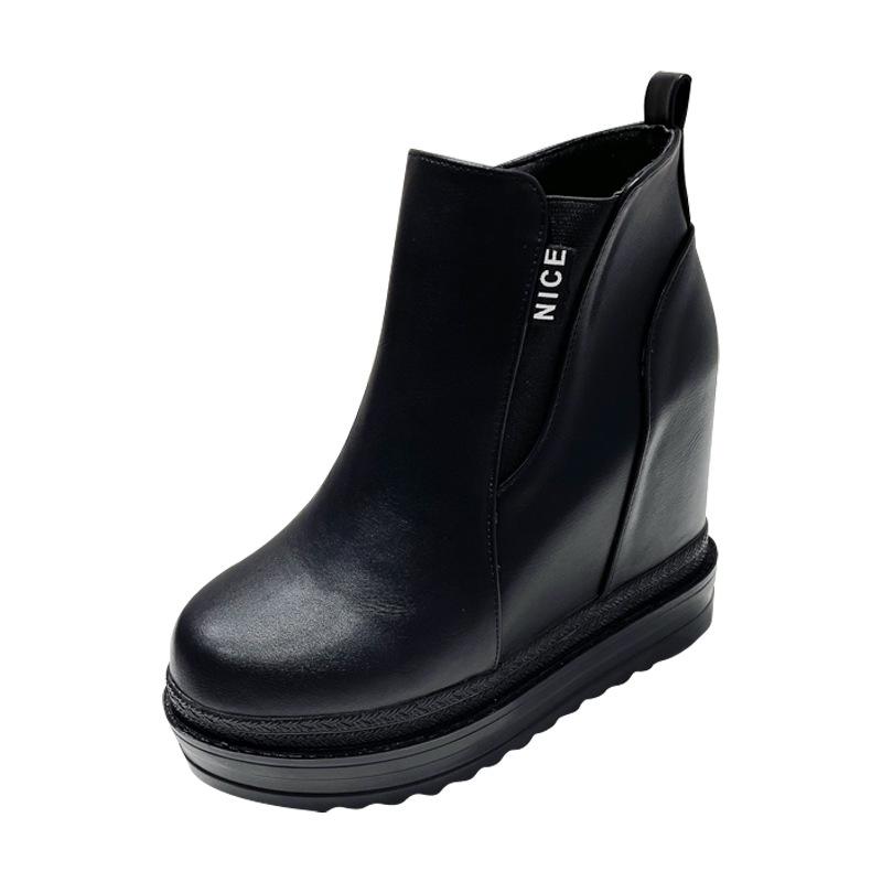 Cizme cu platformă înaltă pentru femei de marcă de lux Cizme cu toc înalt de modă Cizme cu toc înalt pentru femei, pantofi negri pentru petrecere, pantofi pentru femei, toamna 2020