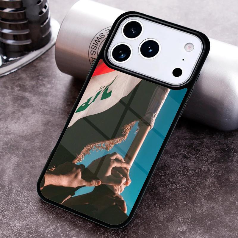 Iraq Flag Phone Case for iPhone 17 16 15 Pro Max Air 14 13 12 11 Plus Shockproof Cover
