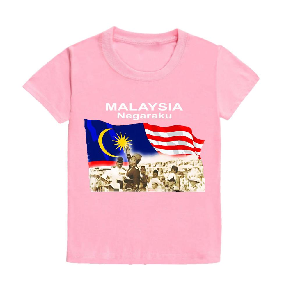 2025 Negaraku Kids T-Shirt For Malaysia Independence Day With Festive Merdeka Design And Comfort Fit