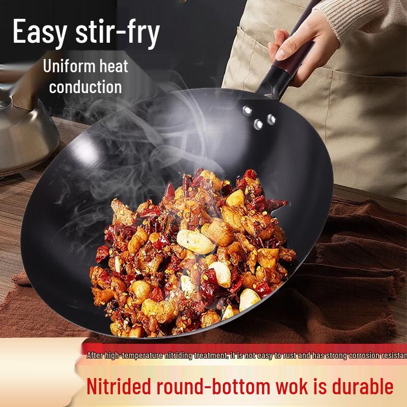 Drachen Nitrierter Antihaft-Wok