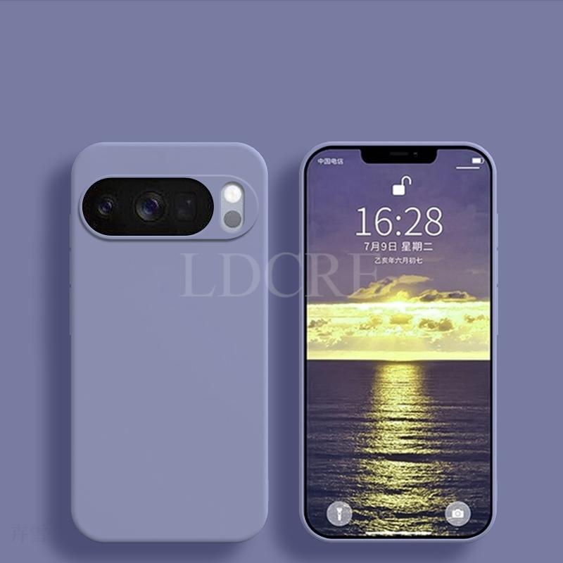 Liquid Silicone Plain Cover For Google Pixel 10 Pro Case Pixel 10 Pro Cover TPU Rubber Phone Protect Case Pixel 10 Pro X6 Cover