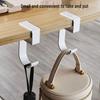 Portable No-Drill Backpack Hook for Classroom Desk
