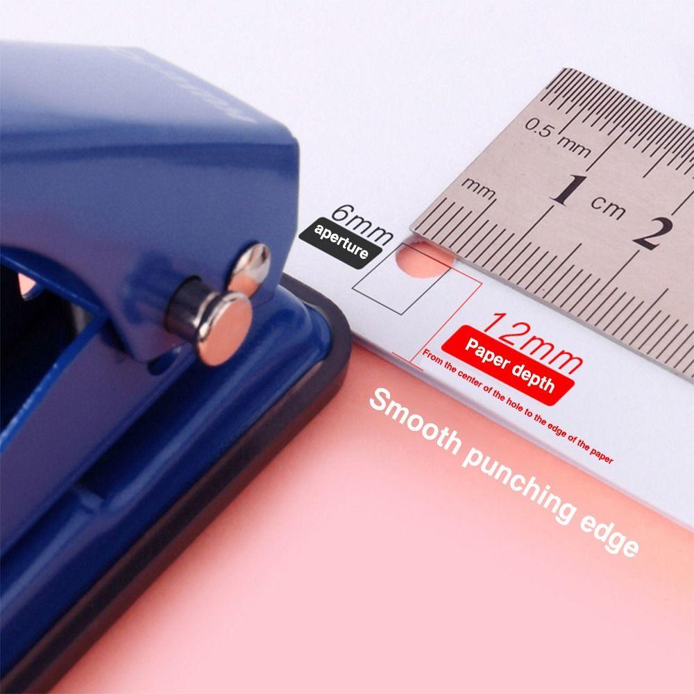 DIY Round Hole Puncher Single Hole Disc Ring Binding Cutter Creative Hole Puncher  Stationery