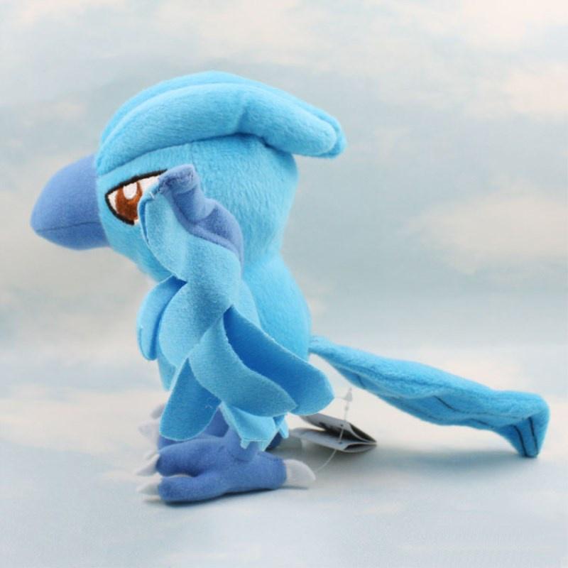 Rozkošný 7" Articuno Pokemon Roztomilá měkká plyšová prstová plyšová hračka pro potěšení dětí