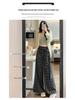 Plaid Strappy High-Waisted Wide-Leg Pants - Women's Korean Style Casual Long Pants