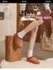 Women's Winter Ethnic-Style Fur Lined Leather Snow Boots with Thick Soles