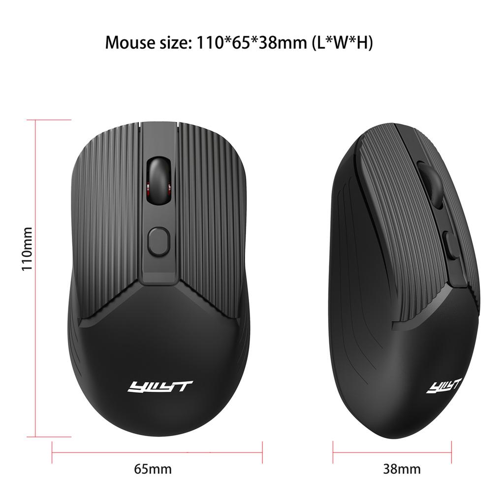 YWYT G862 2.4G Kablosuz Fare 3 vitesli Ayarlanabilir DPI Ergonomik Tasarım Masaüstü için Tak ve Çalıştır