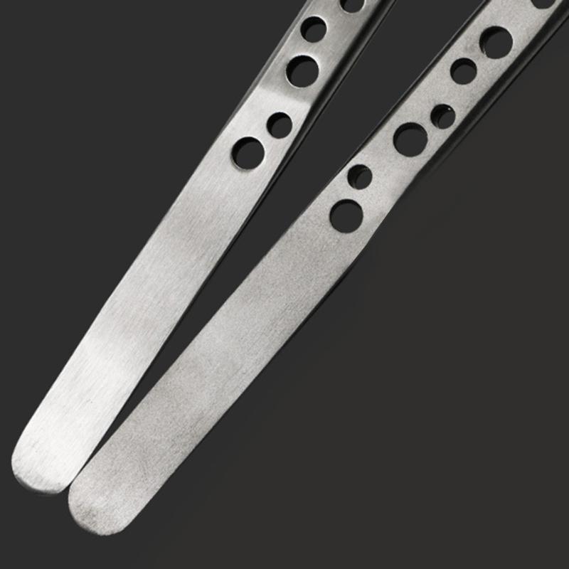 5Pcs Electronics Industrial Tweezers Anti-static ESD Curved Straight Tip Precision Stainless Steel Forceps Phone Repair