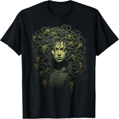 Medusahead Greek Mythology Ancient Snake Hair T-Shirt