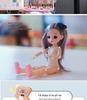 24cm Dress-Up BJD Girl Doll Toy - Mother & Baby Doll Clothes Gift Set