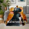 1pc, Disney Ratatouille Blanket Seasonal Gift for Friend, Living Room, Travel, Camping, Car Blankets