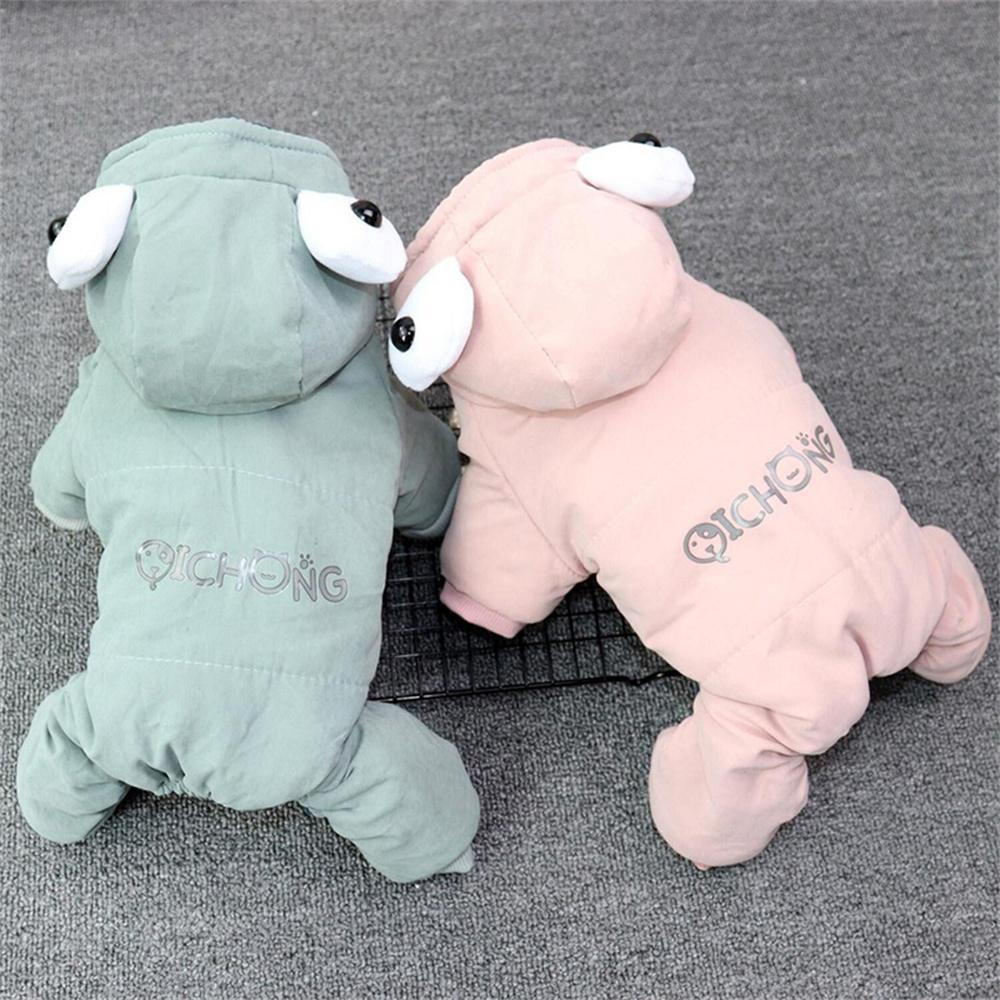 Winter Warm Puppy Dog Jumpsuit Overalls for Small Dogs Pet Clothes Shih Tzu Yorkie Pomeranian Poodle Mascotas Suit Pijama Perro