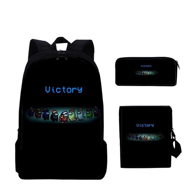 

Among Us, Backpacks, Schoolbags, Three-Piece Game Merchandise, Primary And Secondary School Students, Backpacks, Satchel, Pencil Bags Backpack