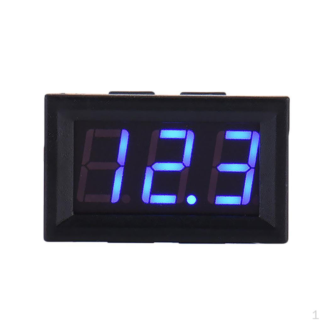 

120 3 Digit Display meter Panel Colors синій