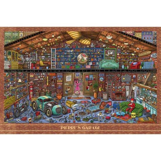 

1000-piece jigsaw puzzle Maze Detective Pierre Pierre s Garage (50x75cm)