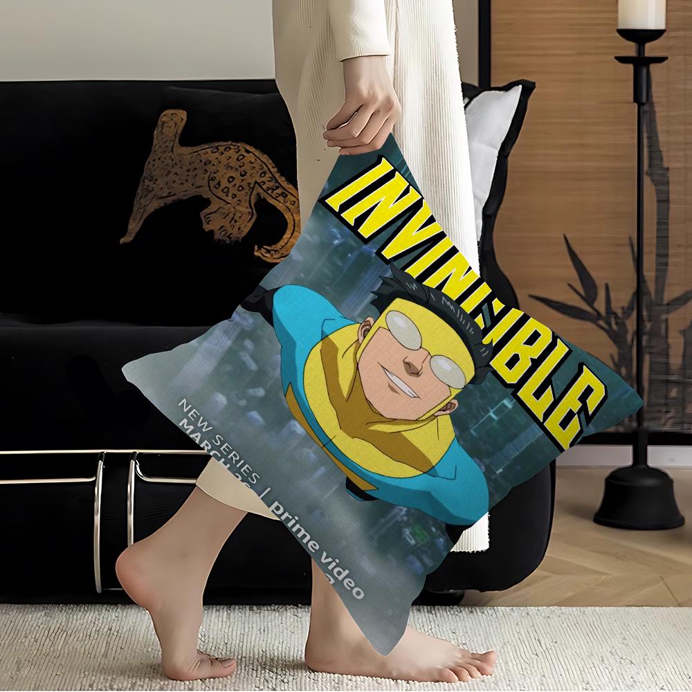 I-Invincible Cartoon Pillow Gift Home Office Decoration Pillow Bedroom Sofa Car Cushion CoverPillow Case