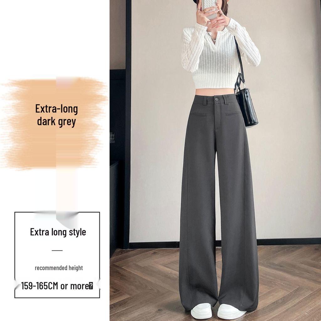 Women's 2025 Wide-Leg High-Waisted Slimming Drape Floral Floor-Length Pants