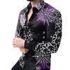 Winter Essential! Long-sleeve Shirt with Snowflake Print, Stylish and Versatile.