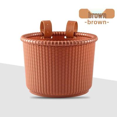 GEETHA Retro Woven Bicycle Front Basket