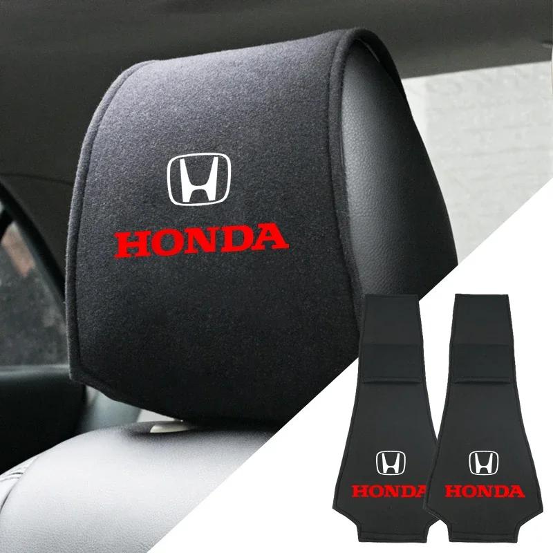 Car Seat Backrest Headrest Cover Pillow Towel For Honda Civci FIT CRV Accord Jazz HRV Dio Stepwgn Prelude Odyssey City CRX Pilot