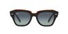 Sunglasses 0RB2186 STATE STREET BLACK ON TRANSPARENT VINTAGE LENS 52 Ray-Ban BROWN/GREY